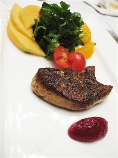 Deluxe lunch的頭盤則是Seared French Duck Foie Gras.jpg