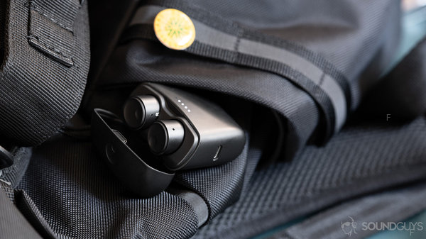 Cambridge-Audio-Melomania-1-charging-case-open-backpack-portable-earbuds.jpg